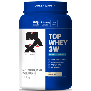 MAX TITANIUM Protein Pulver Top Whey 3W + Performance...